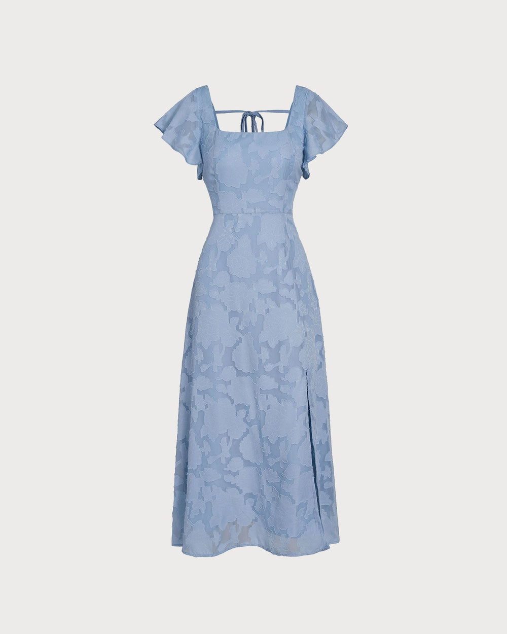 Vestido Emilia | Elegancia en Satén Tono Azul