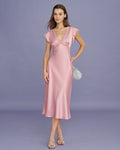 Vestido Valentina | Elegancia en Encaje Tono Rosa