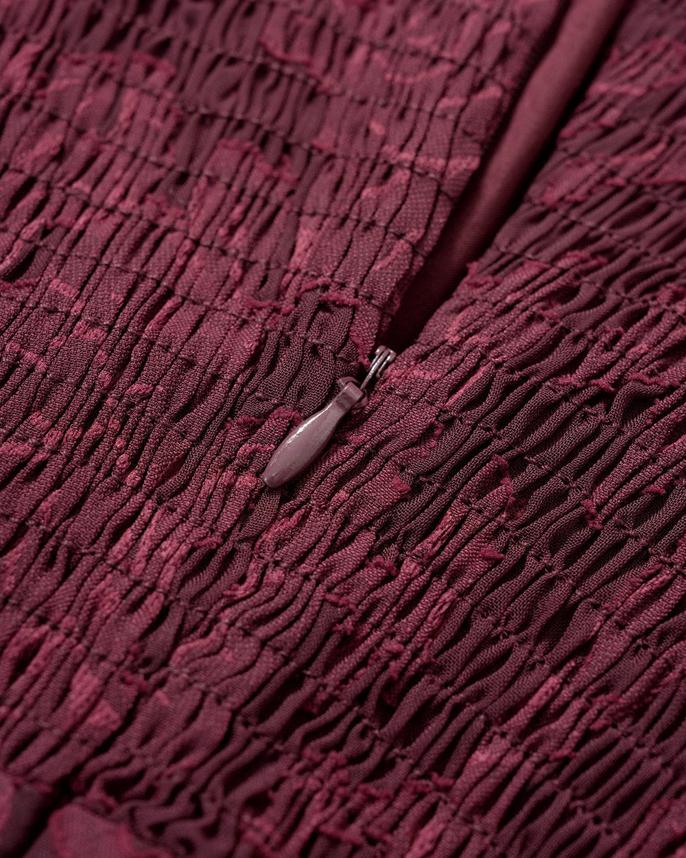 Vestido Martina | Elegancia en Jacquard Tono Vino