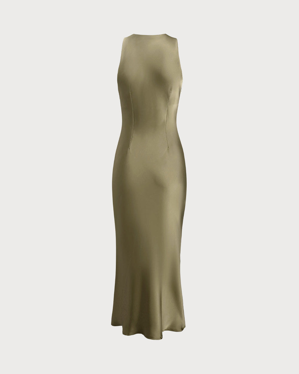 Vestido Genevieve | Elegancia en Satén Tono Verde