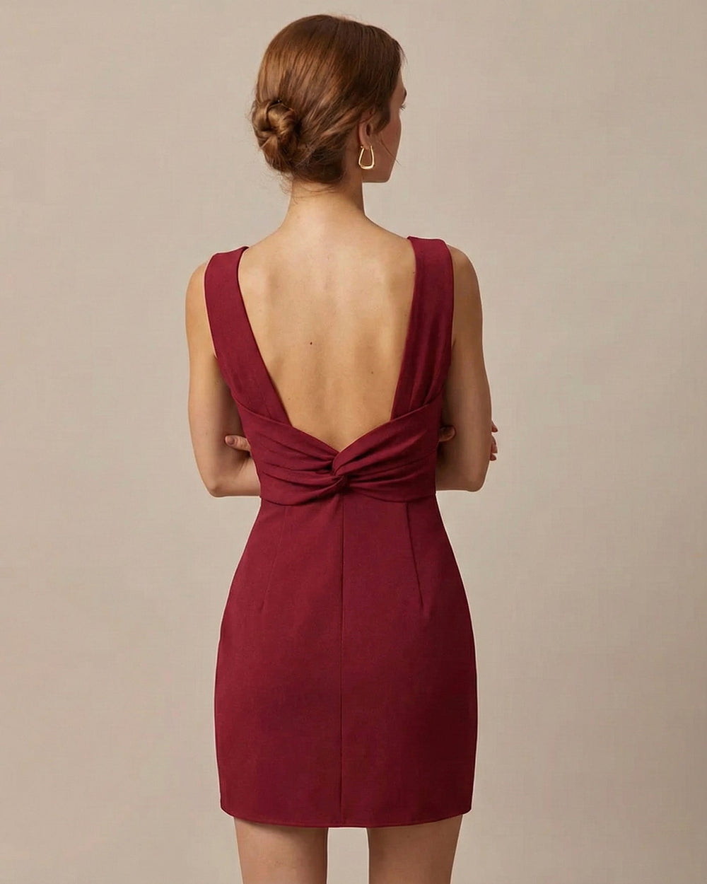 Vestido Julieta | Elegancia en Satén Tono Rojo