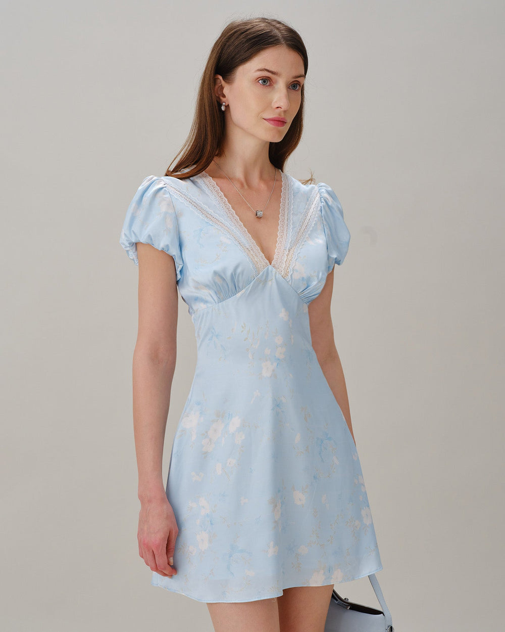 Vestido Blair | Elegancia en Encaje Tono Azul