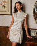 Vestido Emilia | Elegancia en Encaje Tono Durazno