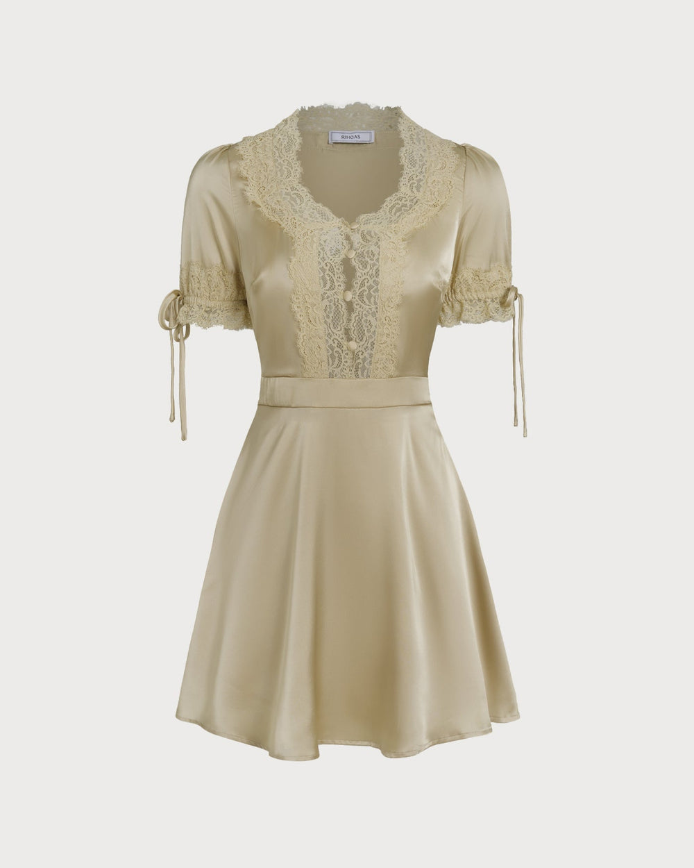 Vestido Martina | Elegancia en Encaje Tono Durazno