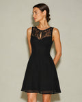 Vestido Luciana | Elegancia en Encaje Tono Negro
