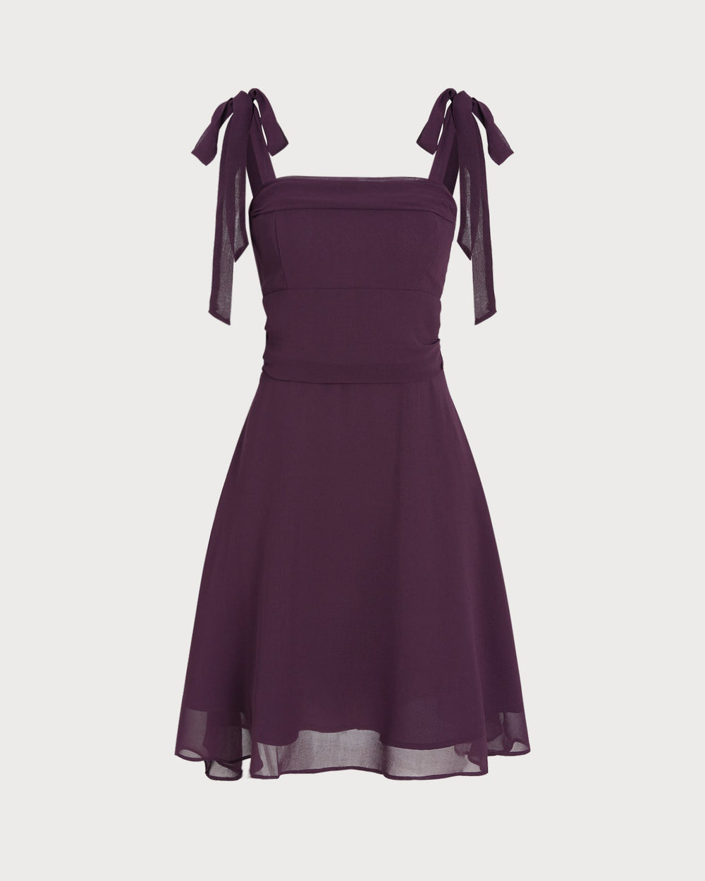 Vestido Olivia | Elegancia en Gasa Tono Morado