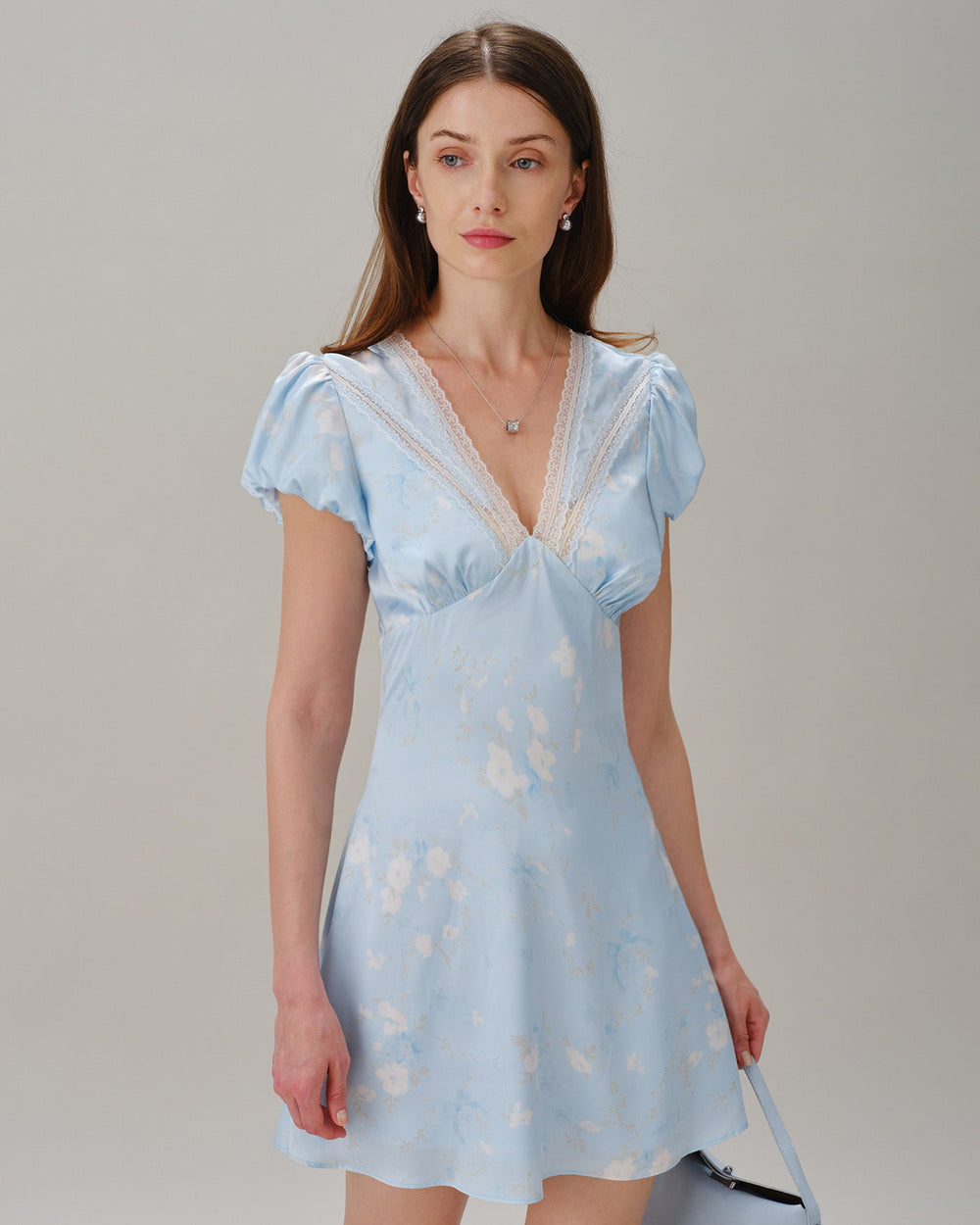 Vestido Blair | Elegancia en Encaje Tono Azul