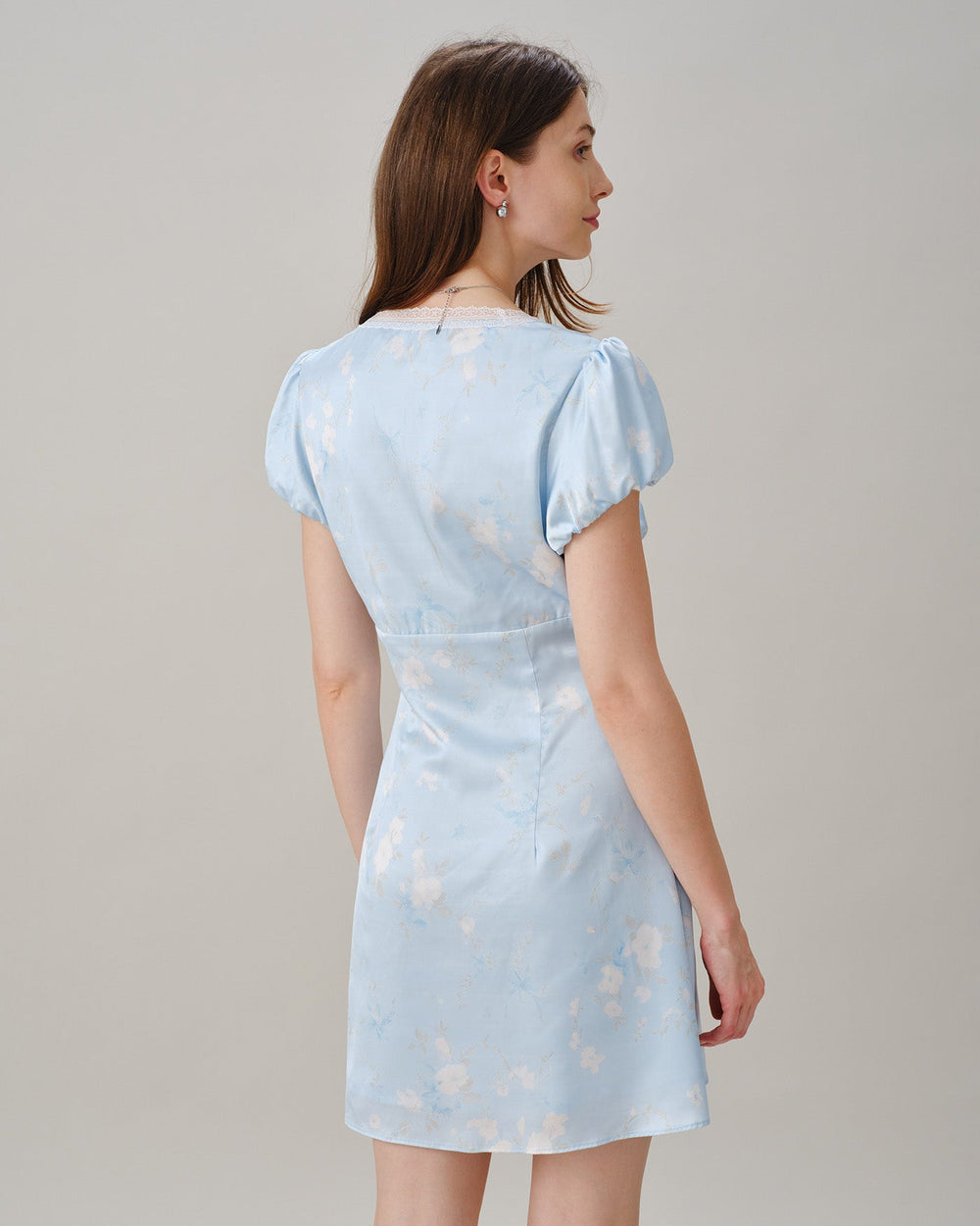 Vestido Blair | Elegancia en Encaje Tono Azul