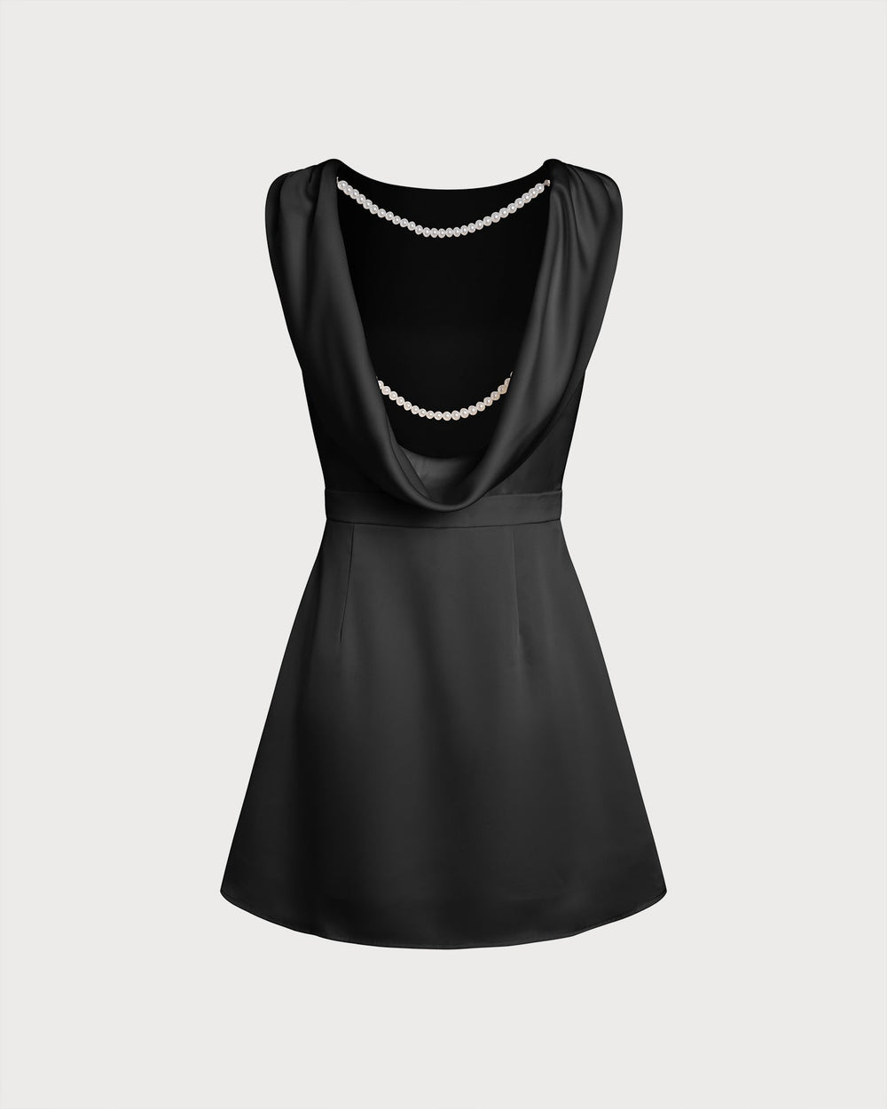 Vestido Miranda | Elegancia en Satén Tono Negro