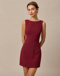 Vestido Julieta | Elegancia en Satén Tono Rojo