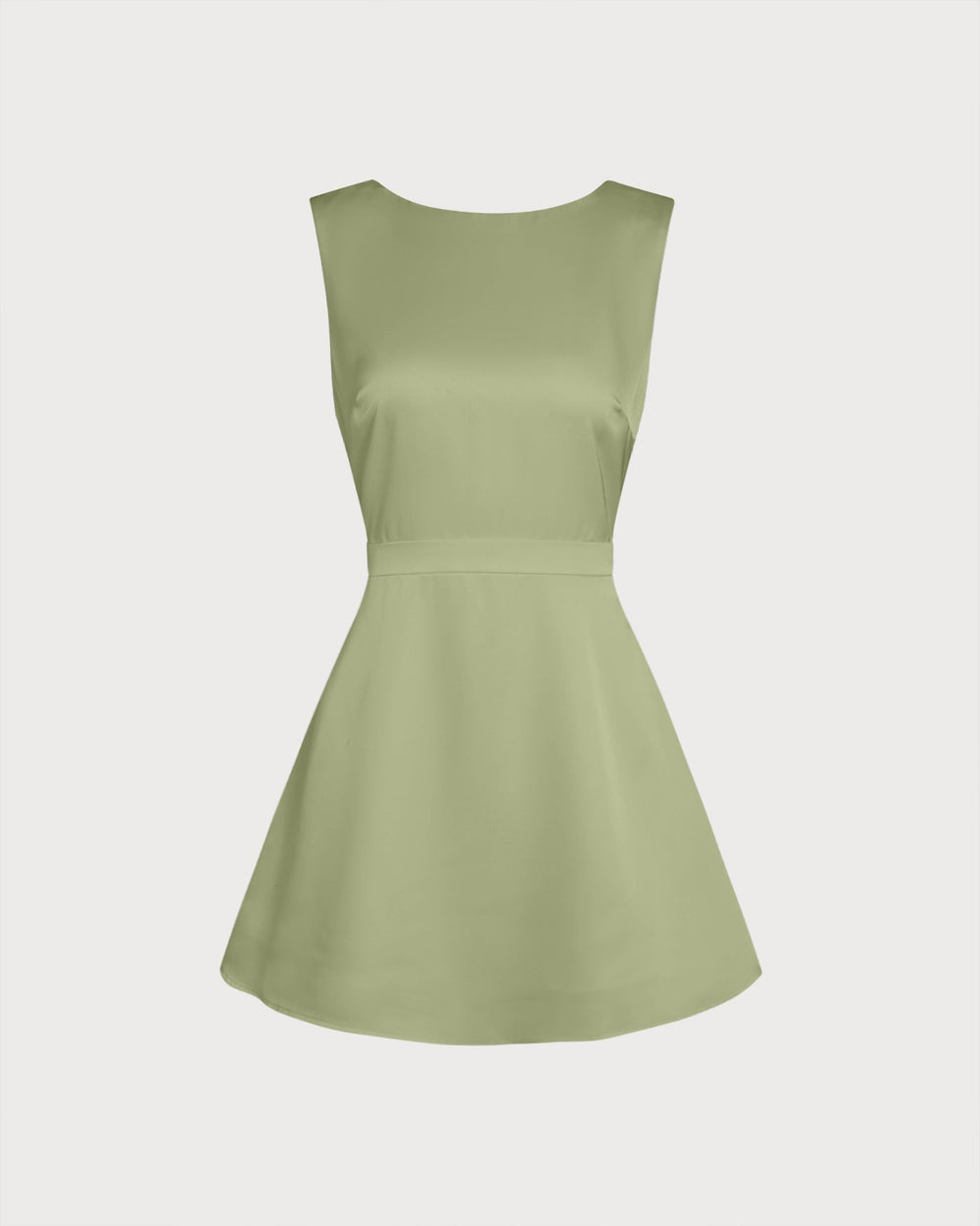 Vestido Sofía | Elegancia en Satén Tono Verde