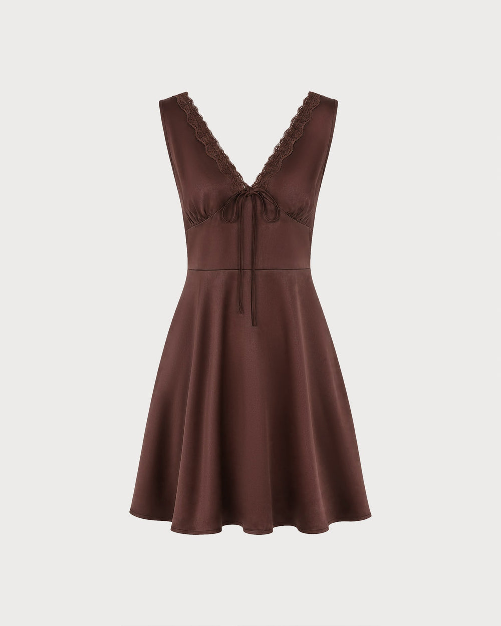 Vestido Samanta | Silueta Línea A con Escote en V en Tono Negro
