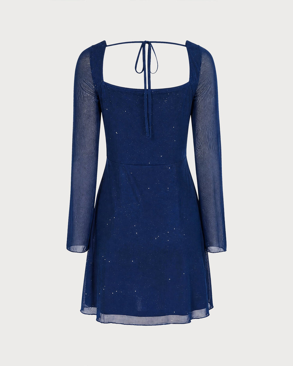 Vestido Valentina | Elegancia en Malla Tono Azul marino