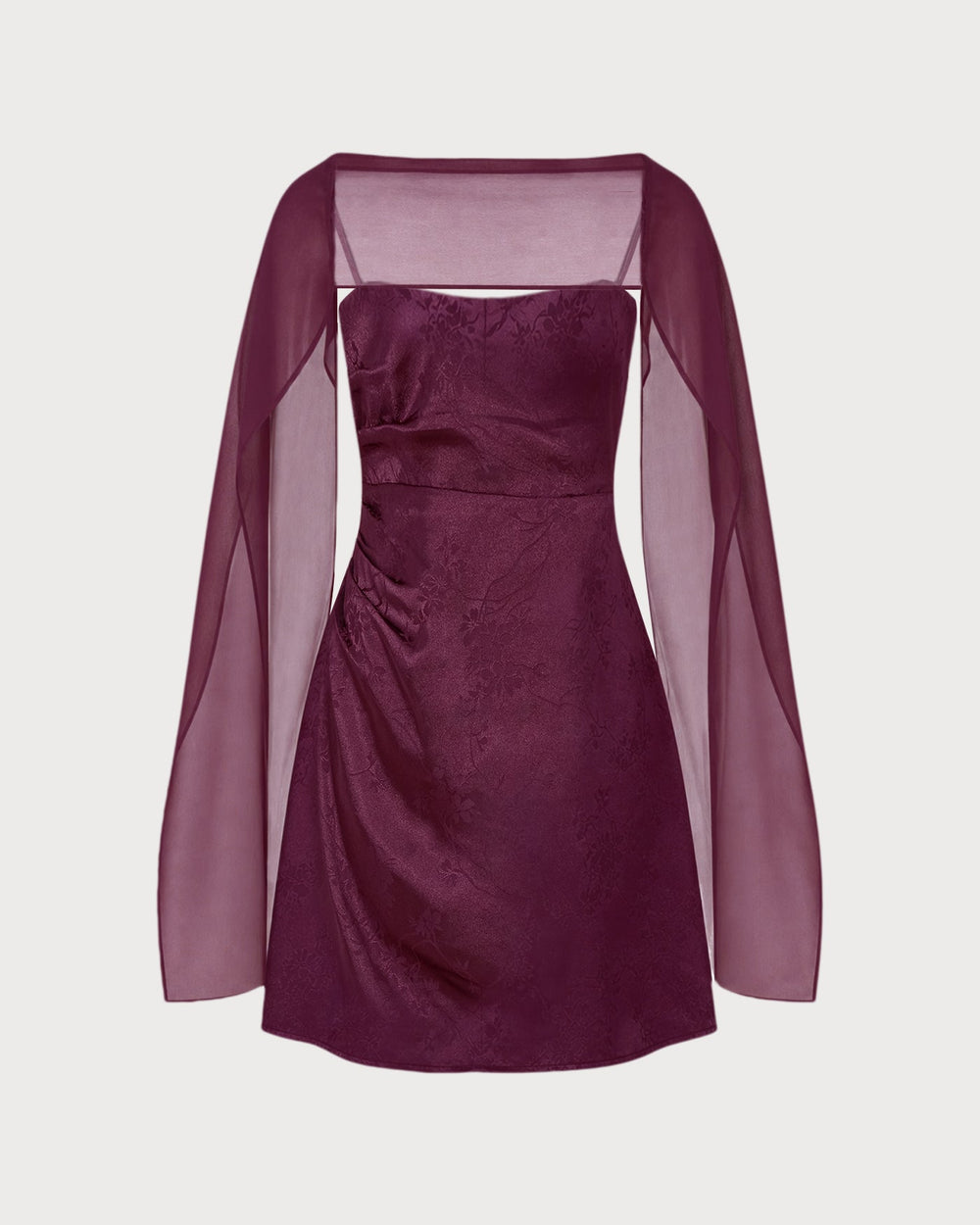 Vestido Florencia | Elegancia en Jacquard Tono Rojo