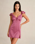 Vestido Renata | Elegancia en Satén Tono Rosa